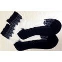 Black tulle socks