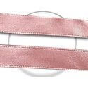 Pink nude wide satin shoelaces