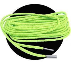 1 pair x neon green paracord shoelaces