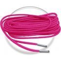  Fushia pink round paracord shoelaces