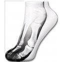 Zebra fur effect ankle socks
