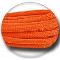 Orange round paracord shoelaces