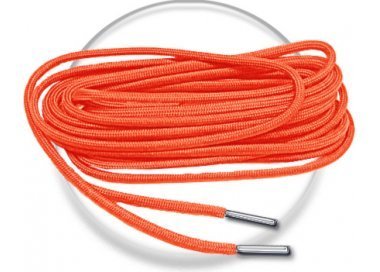 1 pair x orange round paracord shoelaces