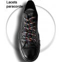 Basque red & black paracord shoelaces