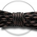 Black & brown mocha paracord shoelaces