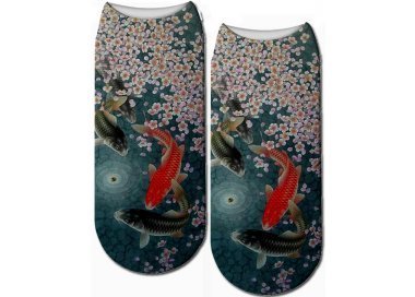 1 pair x japanese scene ankle socks