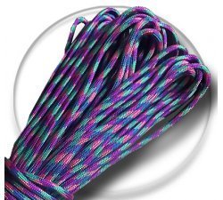 1 pair x pink & purple paracord shoelaces