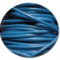 Blue lagoon wax shoelaces