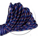  France blue, white & red paracord shoelaces