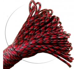 Red camo paracord shoelaces