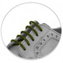 Khaki green wax shoelaces
