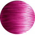 Fuchsia pink wax shoelaces