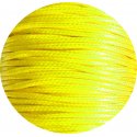 Neon yellow wax shoelaces