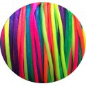 Multicolored thin shoelaces