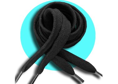 1 pair x thick black shoelaces