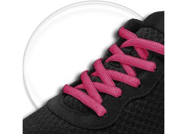 1 pair x raspberry pink round shoelaces