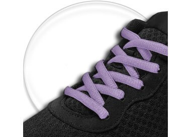 1 pair x lavender purple round shoelaces
