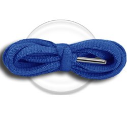 Royal blue round shoelaces