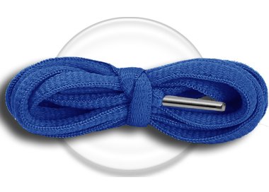 1 pair x royal blue round shoelaces