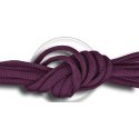 Burgundy round shoelaces
