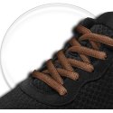 Caramel brown round shoelaces 