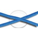 Azure blue round shoelaces