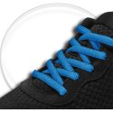 Azure blue round shoelaces