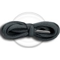 Charcoal grey round shoelaces
