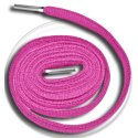 Fushia pink round shoelaces