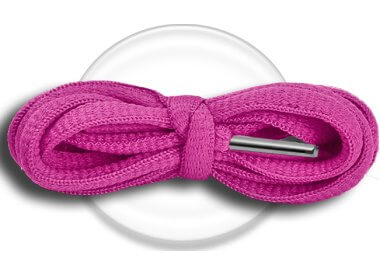 1 pair x fushia pink round shoelaces