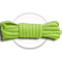 Pistachio green round shoelaces