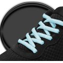 Light blue round shoelaces