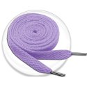 Lavender purple flat shoelaces