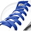Royal / electric blue flat shoelaces