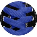 Royal / electric blue flat shoelaces