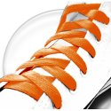 Nasturtium orange flat shoelaces