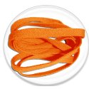 Nasturtium orange flat shoelaces