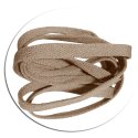 Tobacco brown flat shoelaces
