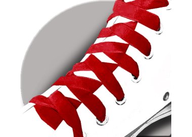1 pair x red velvet shoelaces
