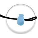 Light blue ball shoelaces stoppers