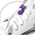 Purple grenade shoelaces stoppers