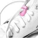 Light pink grenade shoelaces stoppers