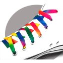 Rainbow tie and dye shoelaces