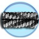 Black & white no-tie elastic spring shoelaces